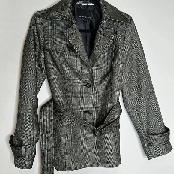 Banana Republic NWOT Houndstooth jacket size 2 - Picture 9 of 12